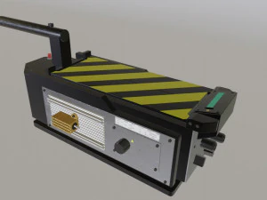 Ghostbuster Trap High Poly and Low Poly 3D Model