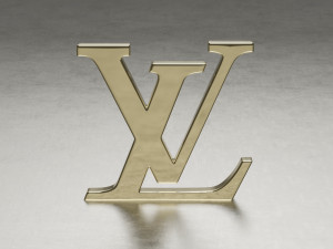 Louis Vuitton logo 3D Model