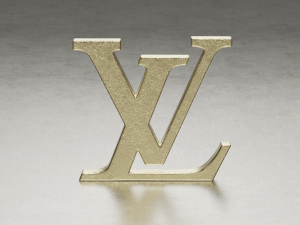 Louis Vuitton logo 3D Model