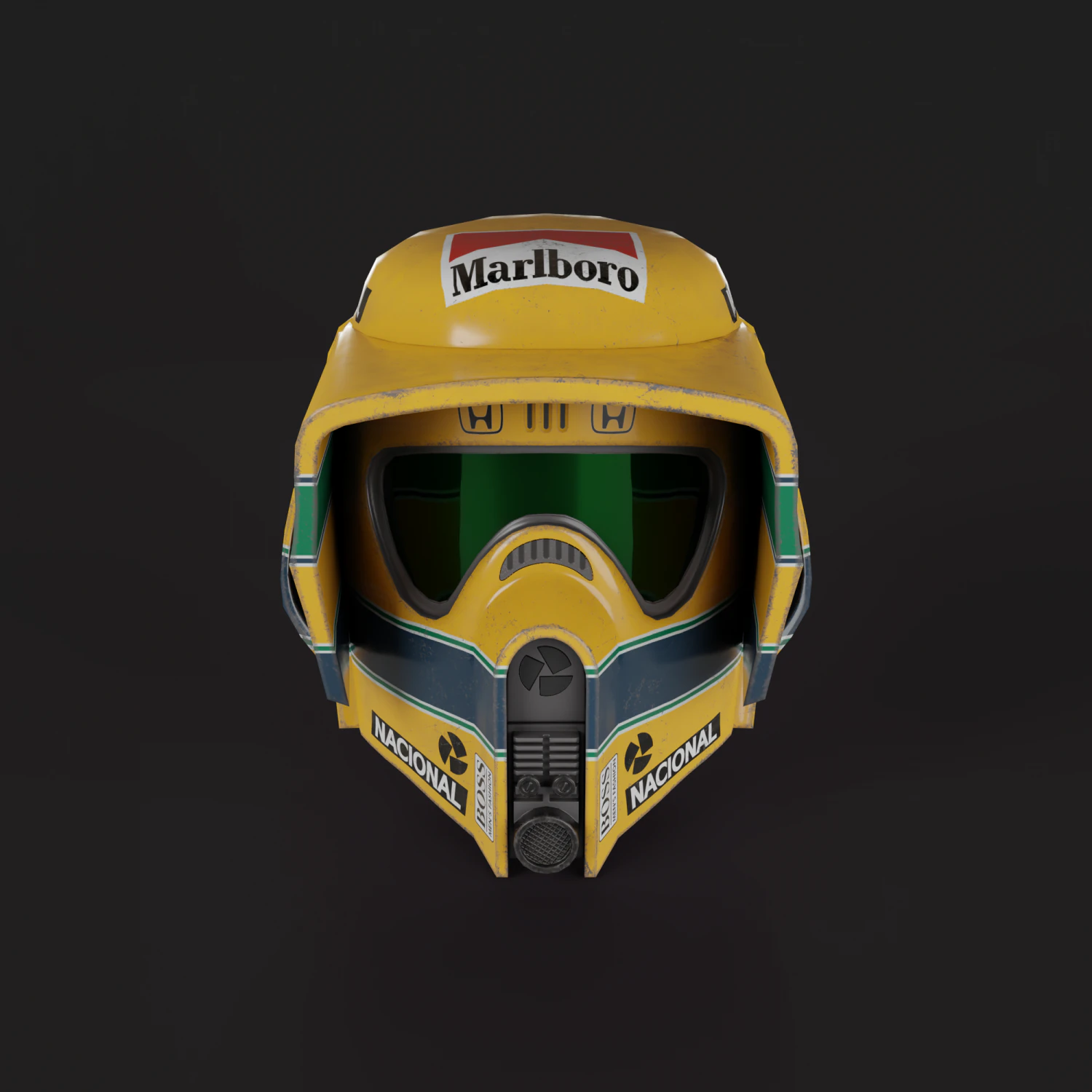 Scout trooper helmet 3D Model .c4d .max .obj .3ds .fbx .stl .blend