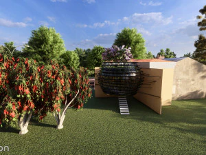 ソープディスペンサーに使用された建築作品 3Dモデル