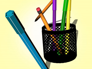 Pencil holder 3D 모델
