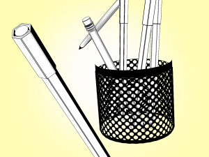 Pencil holder 3D 모델