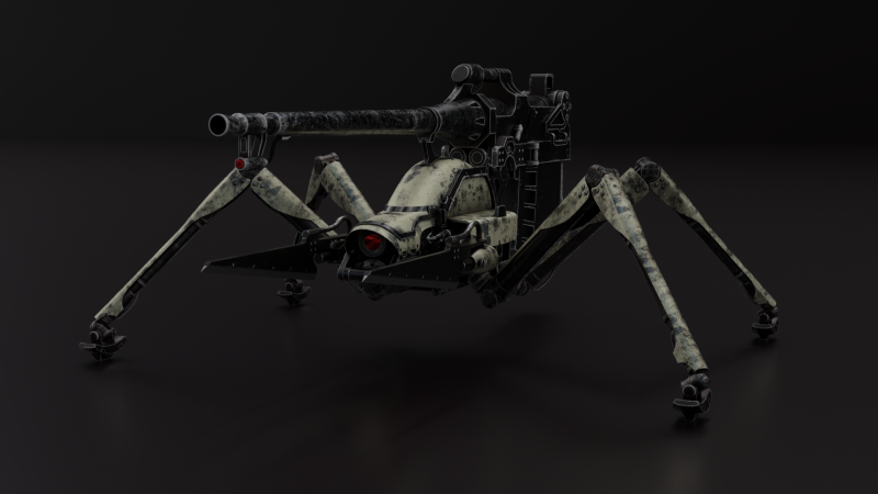 Juggernaut from anime 86 eighty six Updated 3D Model .c4d .max .obj .3ds .fbx .stl .blend