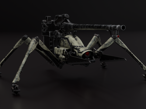 Juggernaut from anime 86 eighty six Updated 3D Model
