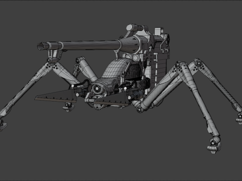 Juggernaut from anime 86 eighty six Updated 3D Model