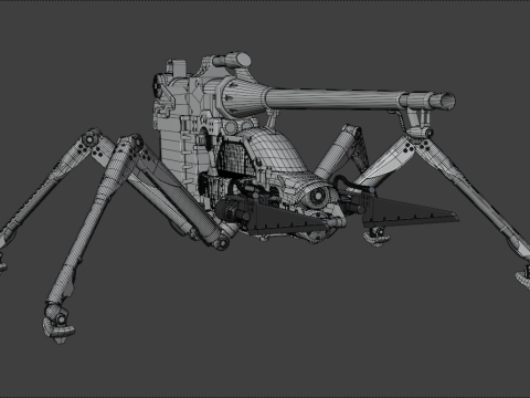 Juggernaut from anime 86 eighty six Updated 3D Model