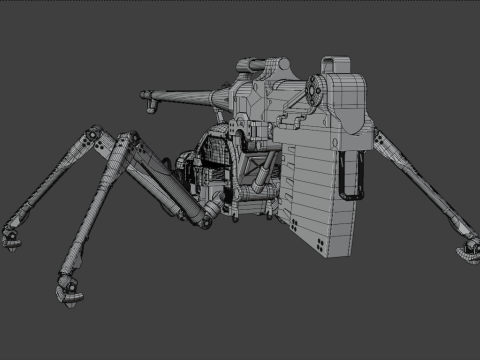 Juggernaut from anime 86 eighty six Updated 3D Model