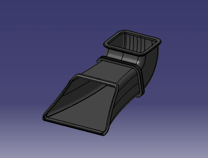 KTM 690 SM AIRBOX SNORKEL 3D Print Model .c4d .max .obj .3ds .fbx .stl .blend 