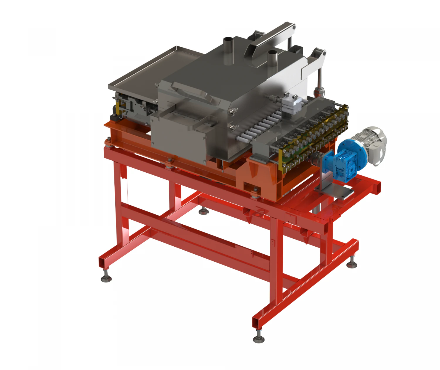 Chrome plating machine 3D Model .c4d .max .obj .3ds .fbx .stl .blend 