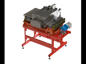 Máquina de cromagem Modelo 3D