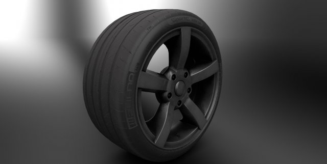 Car wheels 3D मॉडल .c4d .max .obj .3ds .fbx .stl .blend