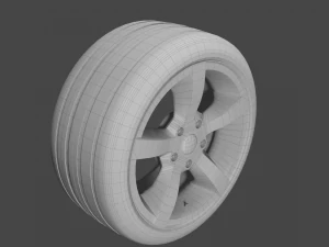 Car wheels 3D Model
