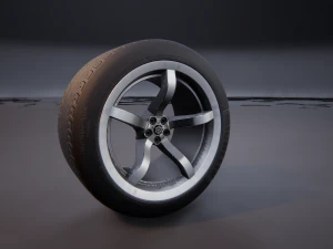 Car wheels 3D Model