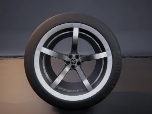 Car wheels 3D Model