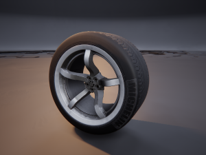 Car wheels 3D मॉडल