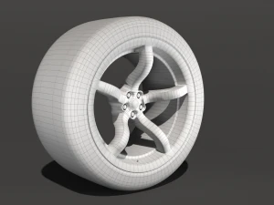 Car wheels 3D Model