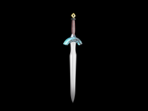 One-handed sword 3D Model