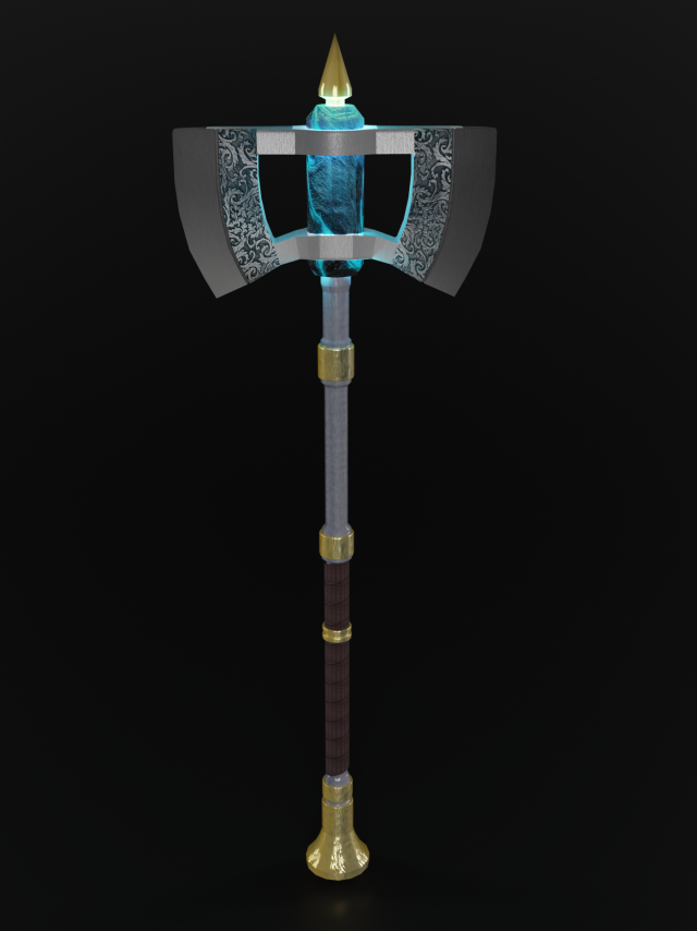 AxeOneGam Modèle 3D .c4d .max .obj .3ds .fbx .stl .blend 