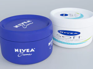 Navia Cream Jar 3D Model