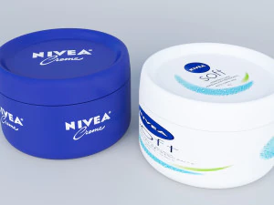 Navia Cream Jar 3D Model