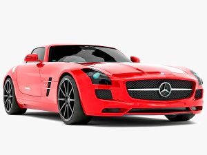 मर्सिडीज-बेंज एसएलएस एएमजी 3D मॉडल