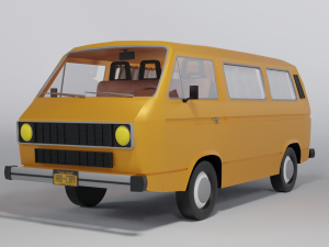 Volkswagen Transporter T3 Modello 3D
