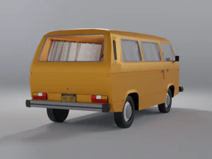 Volkswagen Transporter T3 3D Model
