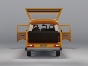 Volkswagen Transporter T3 Modèle 3D