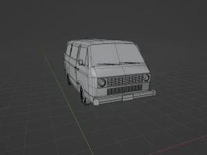 Volkswagen Transporter T3 3D Model