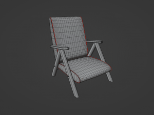Vintage armchair 3D Model