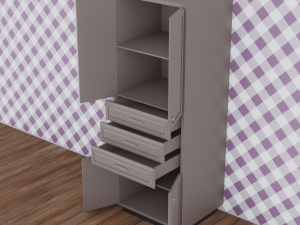 Low Poly Kitchen Pack 3D-Modell