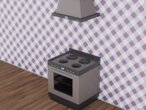 Pack de cuisine Low Poly Modèle 3D