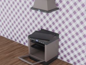 Low Poly Kitchen Pack 3D-Modell