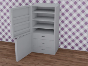 Pack de cuisine Low Poly Modèle 3D