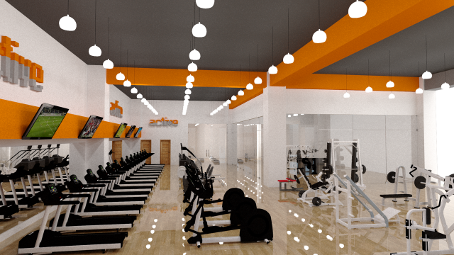 Gym interior furniture 3ds max sketchup 3D 모델 .c4d .max .obj .3ds .fbx .stl .blend 
