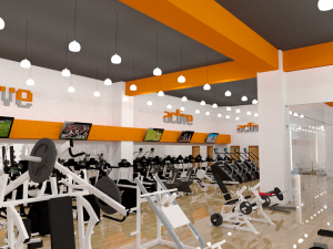 Gym interior furniture 3ds max sketchup 3D 모델