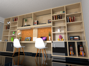 Childrens furniture bookcase 3ds max sketchup 3D 模型