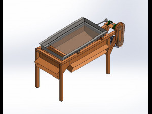 Sieving Machine 3D Model