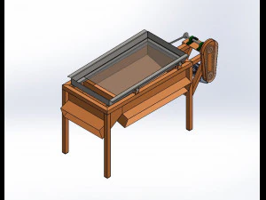 छानने की मशीन 3D मॉडल