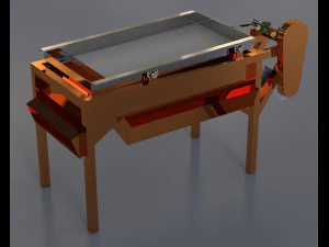 छानने की मशीन 3D मॉडल