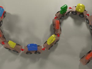 Childrens toy locomotive 3D Model