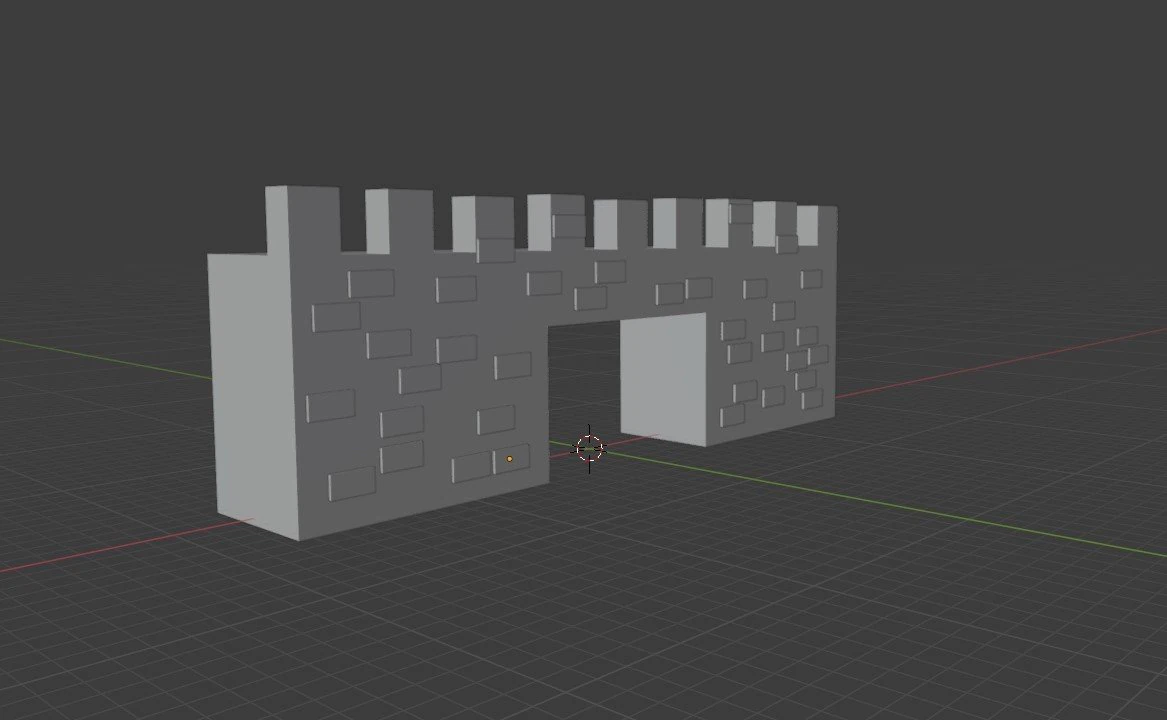Wall 3D Model .c4d .max .obj .3ds .fbx .stl .blend