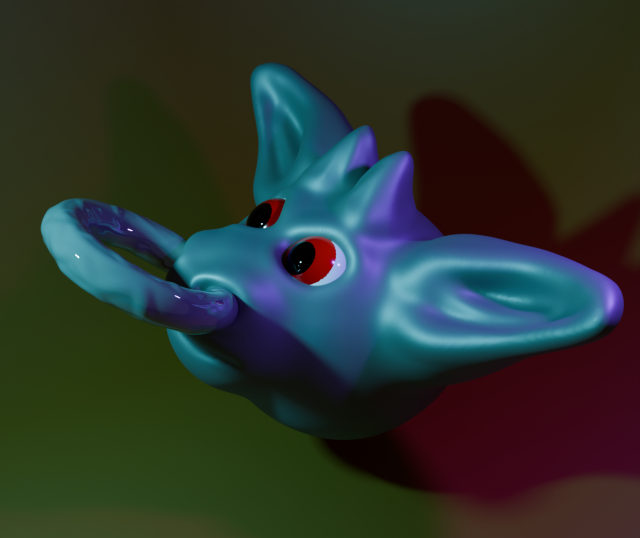 Bull keychain Modello 3D .c4d .max .obj .3ds .fbx .stl .blend 