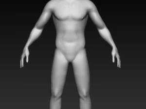 남성용 기본 메쉬 3D 모델