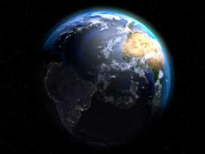 지구 공간 3D 모델