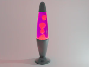 Lâmpada de lava Modelo 3D
