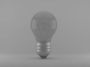 Filament bulb 3D Model