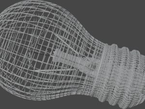 Filament bulb 3D Model