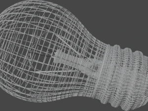 L&acirc;mpada de filamento Modelo 3D